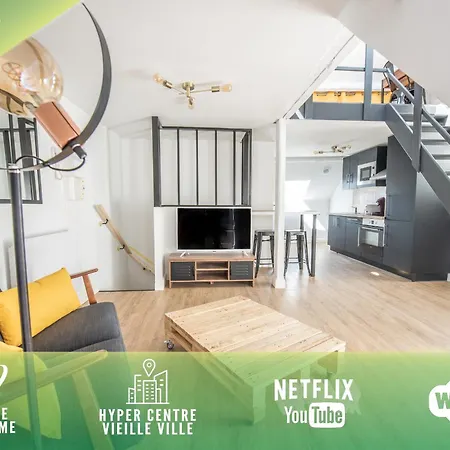 Au Nouveau Boulonnais - 4 Charmants Pour Couples, Familles Et Groupe D'amis, Vieille Et Centre De Sur * Boulogne-sur-Mer
