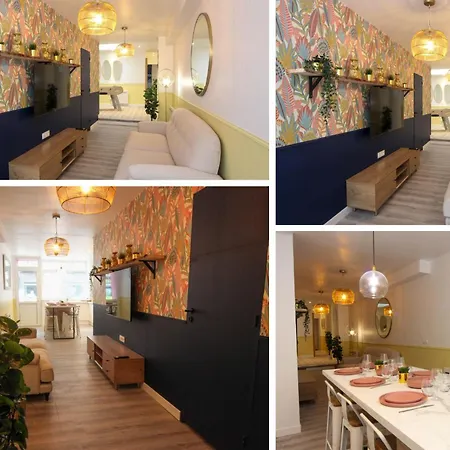 Au Nouveau Boulonnais - 4 Charmants Pour Couples, Familles Et Groupe D'amis, Vieille Et Centre De Sur 아파트 볼로뉴쉬르메르