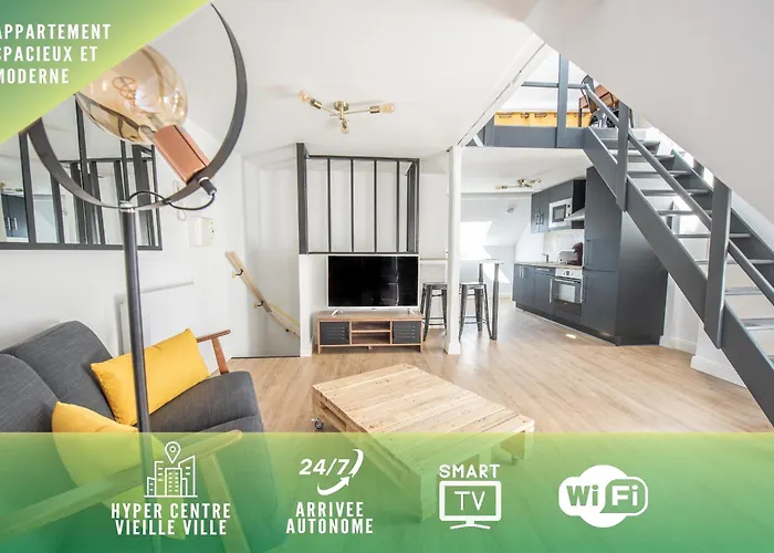 Au Nouveau Boulonnais - 4 Charmants Pour Couples, Familles Et Groupe D'amis, Vieille Et Centre De Sur Apartment